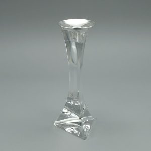 Bougeoir en Argent Massif et Cristal