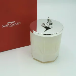 Bougie parfumée verre et métal Falfala