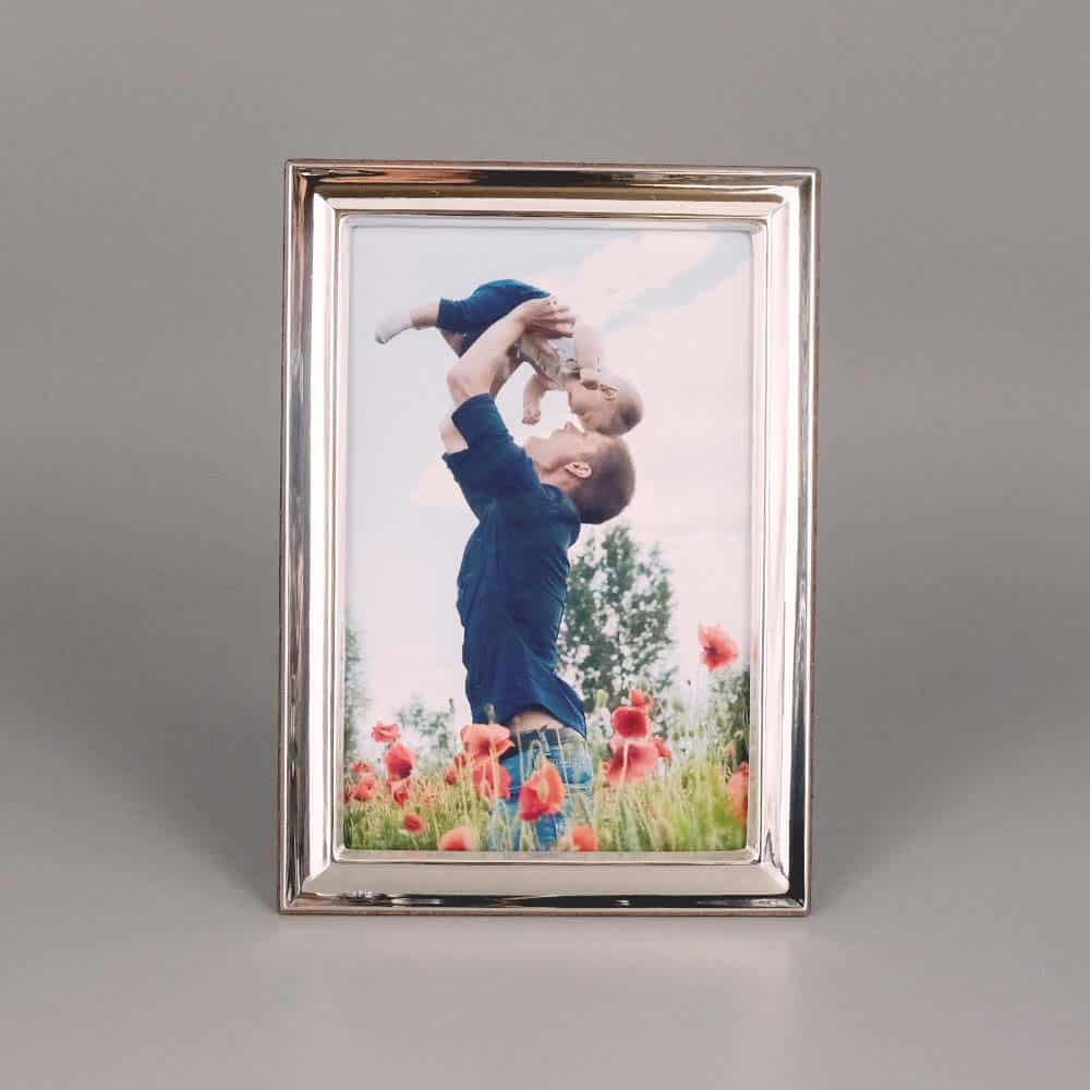 Cadre photo Creux simple en Argent massif