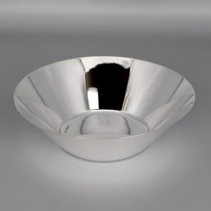 Calotte en métal argenté 17 cm