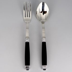 Couverts à servir noir EMPIRE