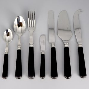 Couverts de table Noir ANGLAIS