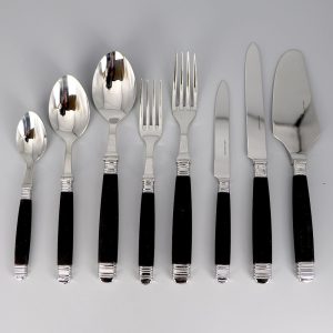 Couverts de table Noir EMPIRE