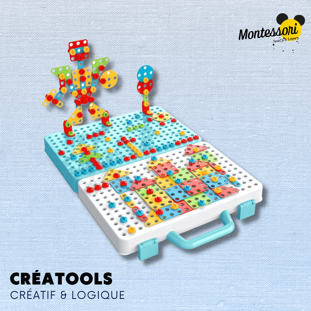 Jeu CréaTools Montessori | Créatif et Logique