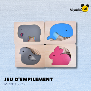 Jeu d’empilement Montessori