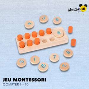 Jeu Montessori | Compter 1-10