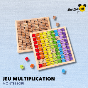 Jeu Multiplication Montessori
