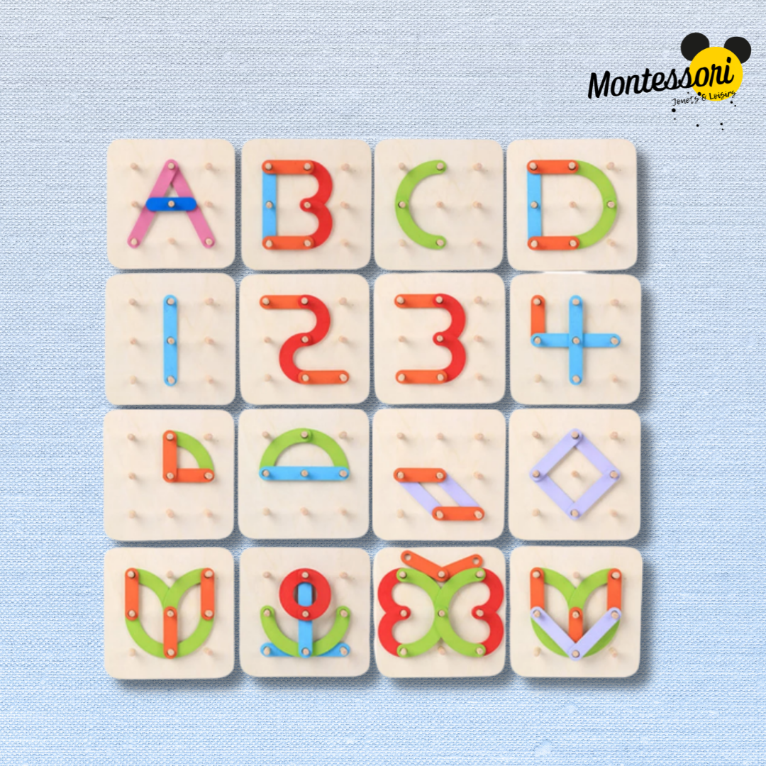 Jeu Pédagogique Montessori | Lettres et Chiffres – Image 3