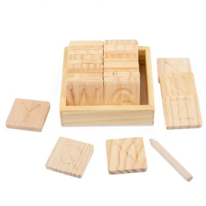 Lettres Rugueuses Montessori