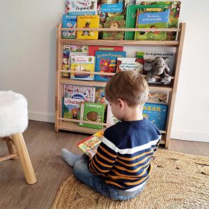 Bibliothèque Montessori Madeleine En Bois Pour Enfant