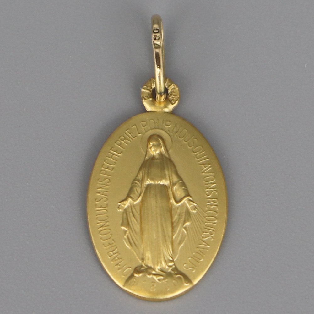 Médaille Miraculeuse Or jaune 18 Carats