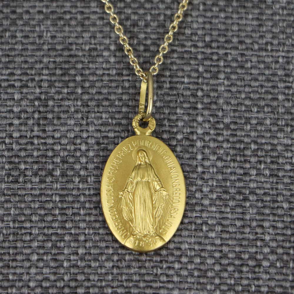 Médaille Miraculeuse Or jaune 18 Carats – Image 3