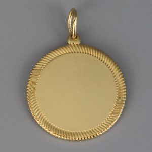 Pendentif Godrons en Vermeil
