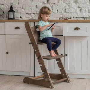 Chaise Montessori avec Aide Cuisine et Table pour Tout-petits