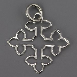 Pendentif croix occitane en Argent massif