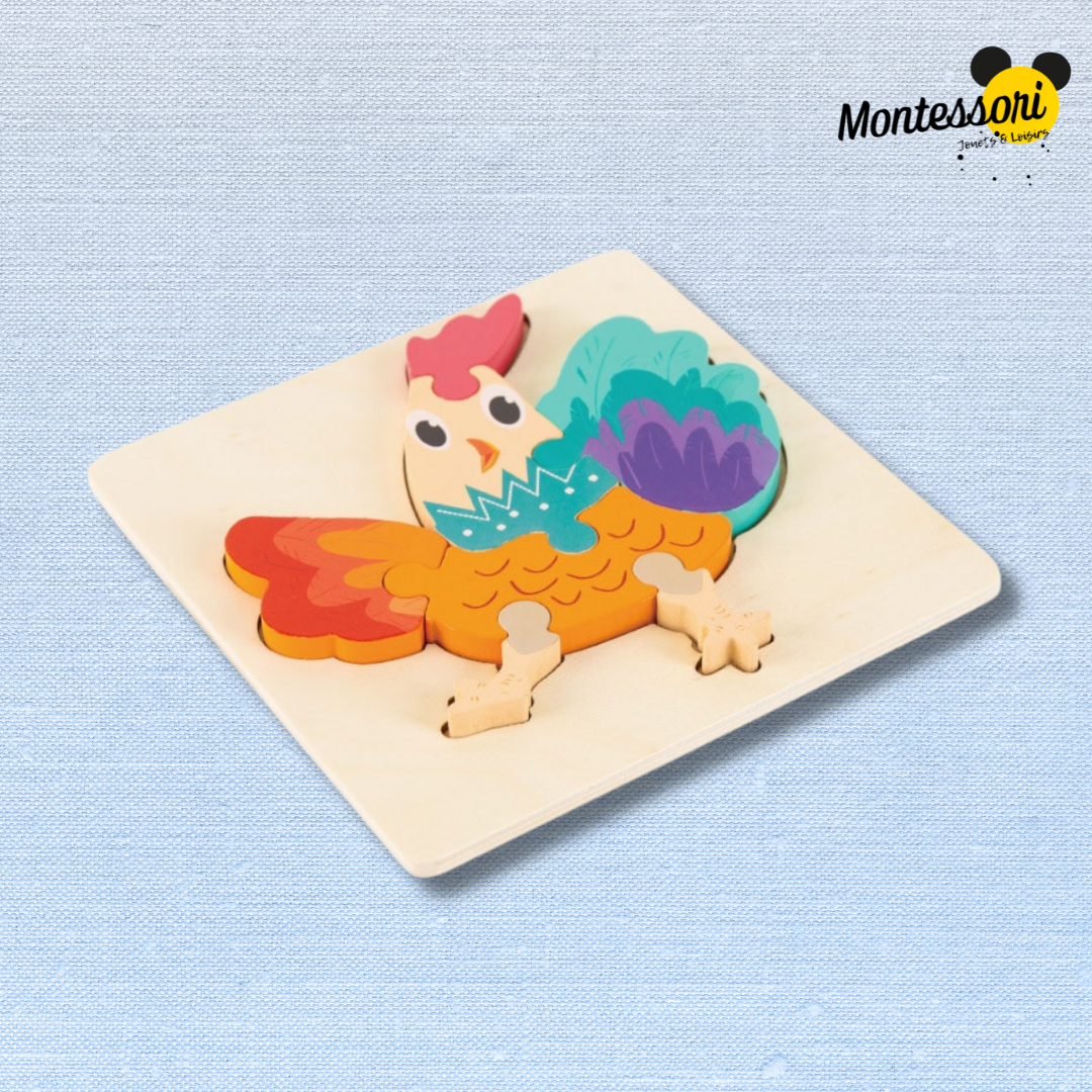 Petit Puzzle d’éveil Montessori – Image 2