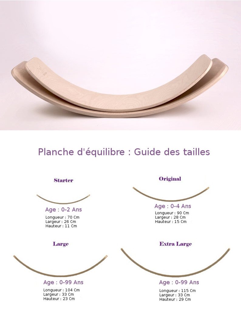 Planche d’équilibre en bois (Balance Board) – Image 2