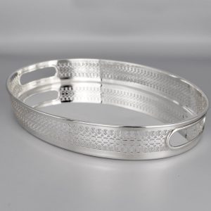 Plateau ovale ajouré