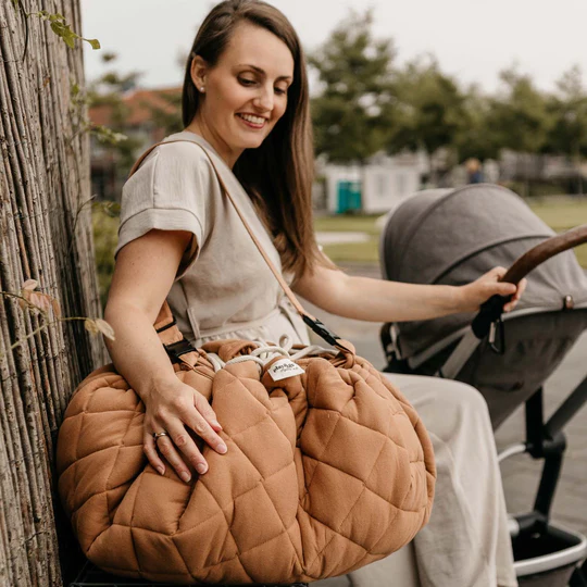 Tapis Montessori d’Eveil et Sac à Langer Tawny Brown – Image 2
