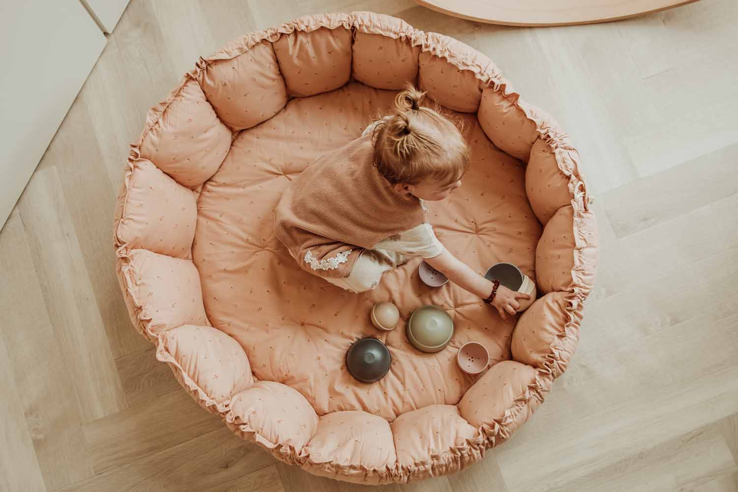 Tapis Montessori d&rsquo;Eveil Contour Relevable Bloom Fleuri – Image 2