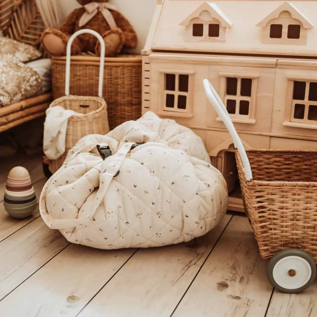 Tapis Montessori d&rsquo;Éveil et Sac à Langer Soft Moon – Image 4