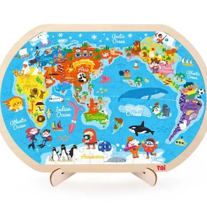 Puzzle Carte du monde Montessori