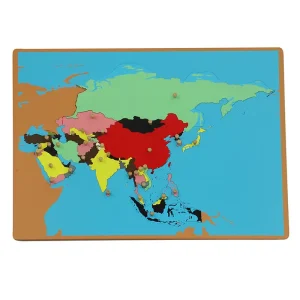 Puzzle Continent Montessori