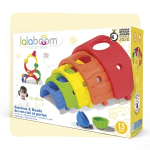 ARC EN CIEL ET PERLES DE MOTRICITé – 13 PIÈCES