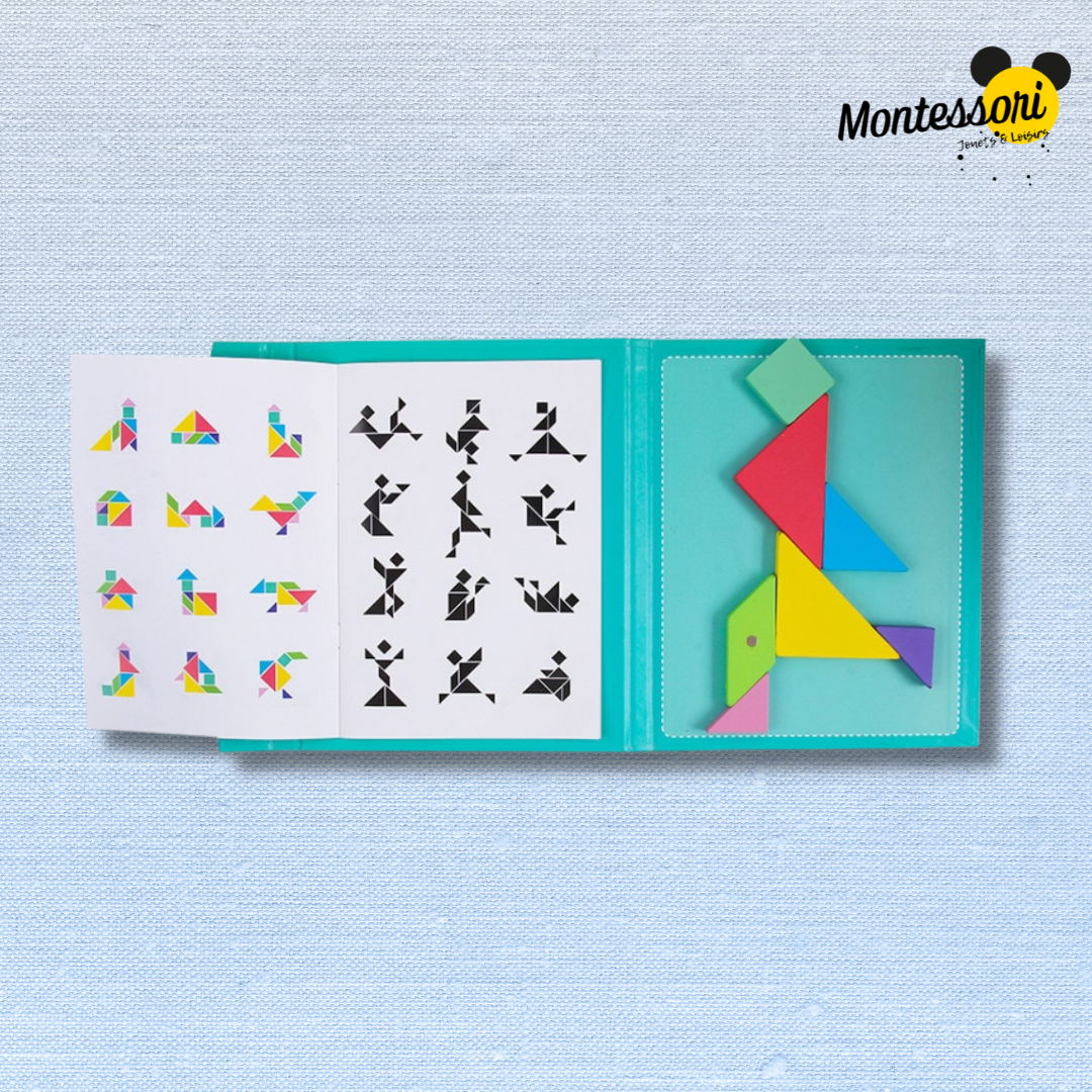 Tangram Montessori Magnétique 3D | Forme, Figure – Image 4