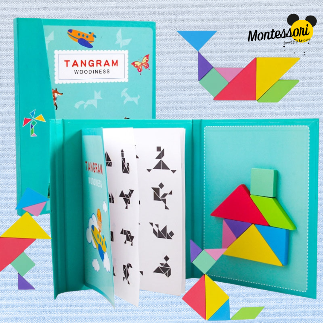 Tangram Montessori Magnétique 3D | Forme, Figure – Image 3