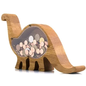 Tirelire en Bois Montessori